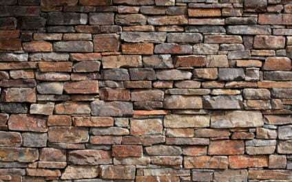 bay fieldstone wall stone ledge