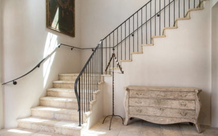 custom vieux monde limestone blend paving, stairs