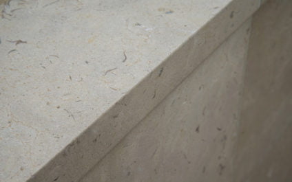 farro limestone suede wall caps