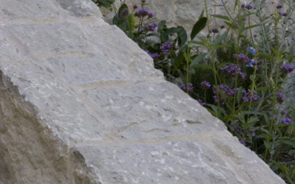 Gris Limestone Split Face exterior wall