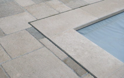 marly limestone brushed pool coping