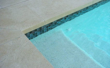 mirabella light limestone paving, pool coping